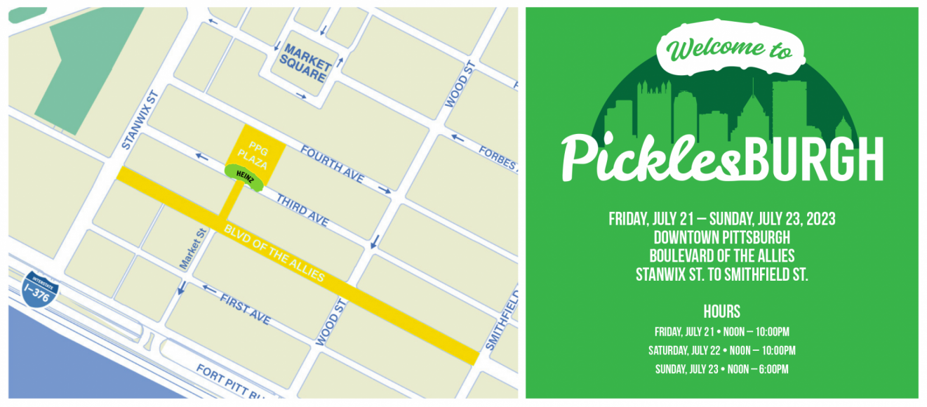 2023 Picklesburgh Maps Picklesburgh